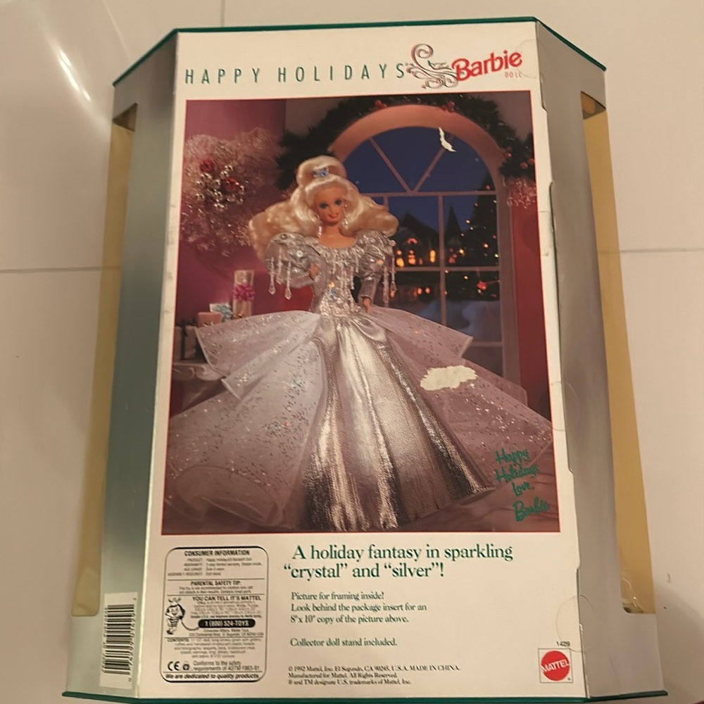 COPY - LIMITED EDITION 1992 Holiday Barbie Happy Holidays-Special Edition